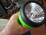 Прожектор фенер водоустойчив с три батерии от големите