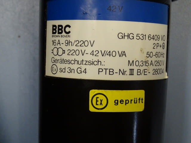 Конектор BBC GHG 531 1409 Energetics, Retails - city of Plovdiv | Industrial Equipment - снимка 5