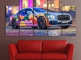 Декоративно пано - картина за стена от 5 части - Bentley Unifying Spur - HD-5030