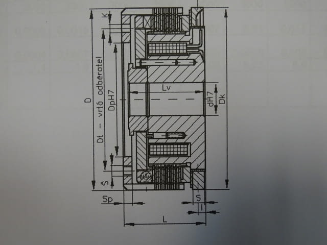 Съединител електромагнитен многодисков ELS-10 multi-plate electromagnetic clutch - снимка 11