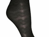 OMSA 20DEN италиански черни, сини, коралени къси модни чорапи над глезени луксозни фигурални чорапи