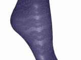 OMSA 20DEN италиански черни, сини, коралени къси модни чорапи над глезени луксозни фигурални чорапи