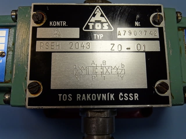 Хидравличен разпределител TOS RSEH 2043 ZO-01 hidraulic valve - снимка 2