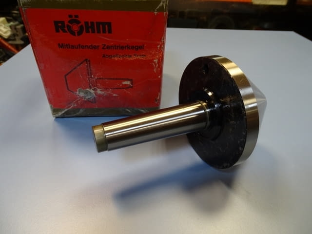 Въртящ център за струг скосен 75° ROHM Centring taper revolv 173a MK4 - снимка 9