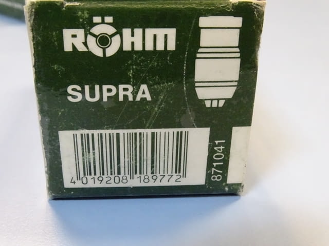 Патронник за бормашина ROHM SUPRA 0-10 B16 keyless dril chuck 0-3/8" - снимка 7