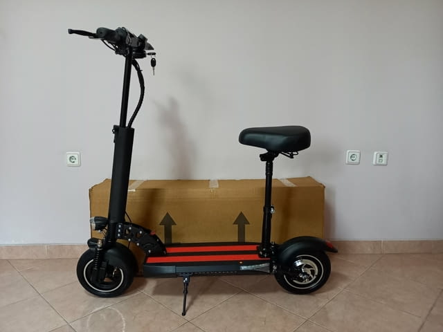НОВО! Електрически скутер/тротинетка със седалка M1 500W 12.5AH - снимка 7