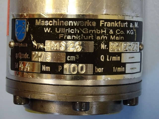 Хидромотор MW-Hydraulic HMS 2.6 hydraulic motor, city of Plovdiv | Industrial Equipment - снимка 3