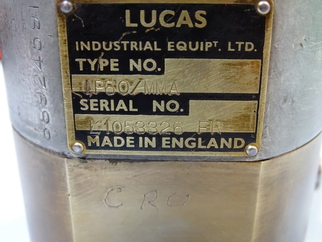 Хидравлична помпа LUCAS IP60/MMA hydraulic pump, city of Plovdiv | Industrial Equipment - снимка 4