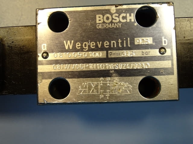 Хидравличен разпределител BOSCH 0810 090100 directional control valve 24VDC - снимка 2