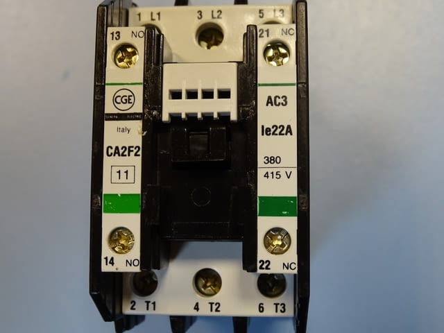 Контактор General Electric CGE CA2F2 11 AC3 110V, град Пловдив | Промишлено Оборудване - снимка 3