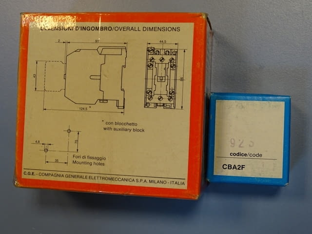 Контактор General Electric CGE CA2F2 11 AC3 110V, city of Plovdiv | Industrial Equipment - снимка 12