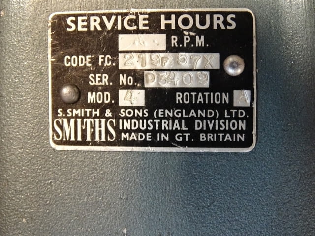 Механичен брояч на часове Smiths& Sons Service Hours mod.4 FC.219F57X - снимка 3