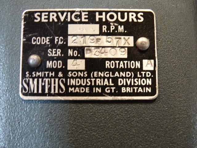 Механичен брояч на часове Smiths& Sons Service Hours mod.4 FC.219F57X - снимка 7