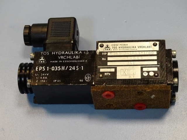 Хидравличен разпределител TOS RSE 1-042R11-1700 24VDC solenoid hidraulic valve - снимка 4