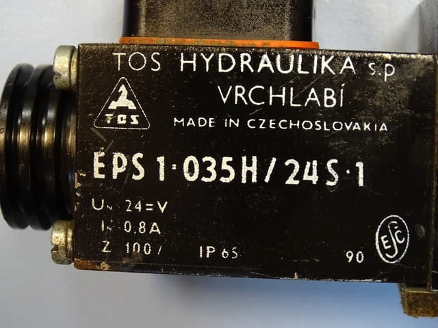 Хидравличен разпределител TOS RSE 1-042R11-1700 24VDC solenoid hidraulic valve - снимка 6