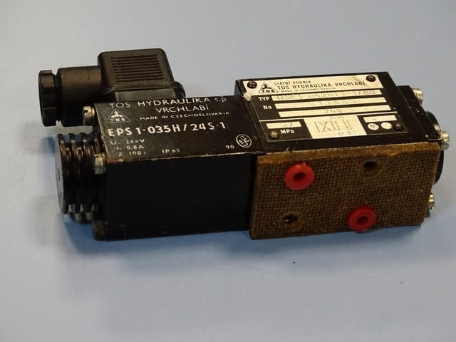 Хидравличен разпределител TOS RSE 1-042R11-1700 24VDC solenoid hidraulic valve - снимка 8