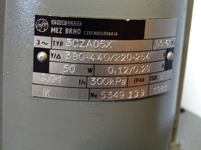 Емулсионна помпа MEZ Brno 3CZA05X 220/380V emulsion pump, city of Plovdiv - снимка 7