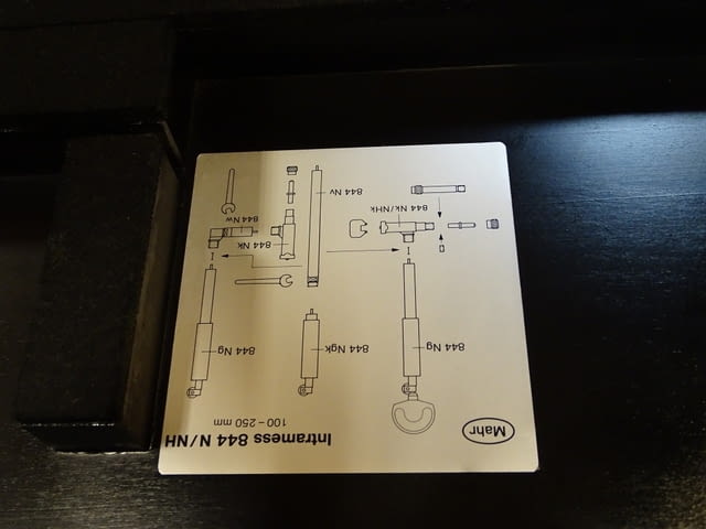 Вътромер с индикаторен часовник Mahr Intramess 844N/NH Dial bore gages 100-255 - снимка 3