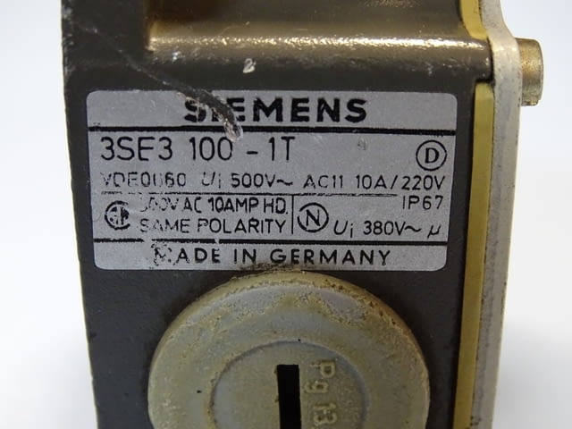 Изключвател позиционен Siemens 3SE3 100-1T Position Switch/Limit Switch 10A 220V - снимка 5