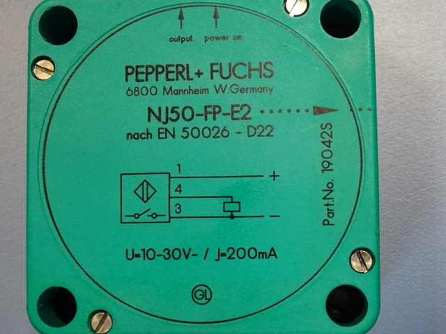 Индуктивен изключвател PEPPERL+FUCSH NJ50-FP-E2 inductive sensor - снимка 3