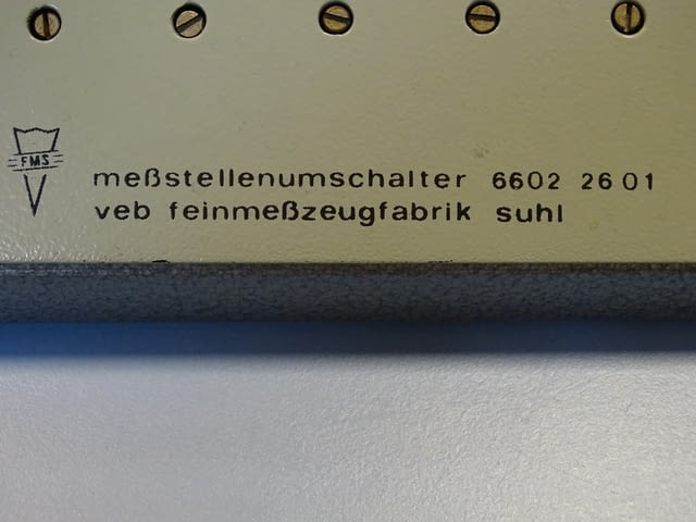 Превключвател на позиция FMS 6602, FMS 2601 mebstellenumschalter - снимка 3