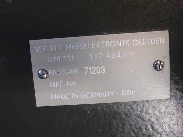 Универсален измервателен уред RFT VEB universalmesseinrichtung UM111 - снимка 9