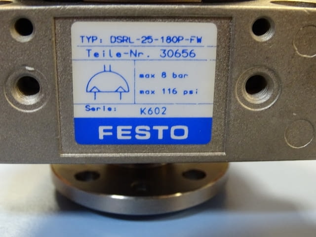 Пневморотатор Festo DSRL-25-180P-FW Pneumatic rotary drive, city of Plovdiv - снимка 6