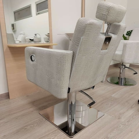 Фризьорски/бръснарски стол Versa plus - сребрист/розов, city of Sofia | Barber - снимка 7