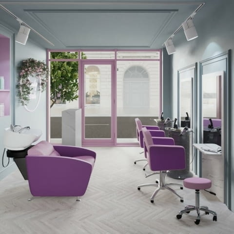 Фризьорски стол Odry - Turquoise/Pinki - city of Sofia | Barber - снимка 2