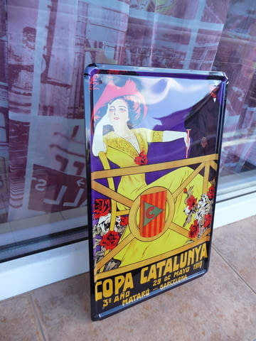 Метална табела разни Копа Каталуня Барселона ретро 1910, city of Radomir | Paintings - снимка 2