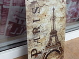 Метална табела Париж Айфеловата кула ретро метал символ