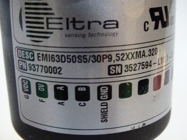 Ендкодер Eltra EMI63D50S5/30P9, 52XXMA.320 rotary endcoder, city of Plovdiv - снимка 4