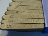 Комплект шлосерски букви-латиница 4 mm Gravurem-S 58-61 HRC