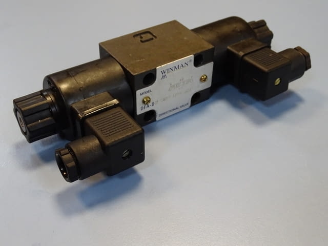 Хидравличен разпределител WINMAN DFA-02-3C2-D24-35C-3L directional valve 24VDC - снимка 7