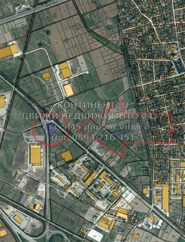 Кодг 61956. Поземлен имот 4дка, кат. 6-та, с три лица на шосета в индустриалната зона, до главен път - снимка 8