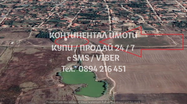 Код 62253. Парцел 600м2, на асфалт, собствен водоизточник, до къщи ток и вода за жилищно застрояване - снимка 1