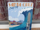 Метална табела Санта Круз градът на сърфистите сърф вълни