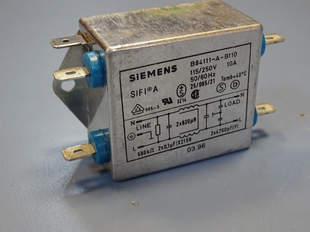 Захранващ филтър Siemens SIFI B84111-A-B110 power filter, град Пловдив | Промишлено Оборудване - снимка 6