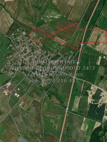 Кодг 61948. Прекрасно дворно място 600м2 с панорамна гледка в източния край на селото до къщи, ток и - снимка 7