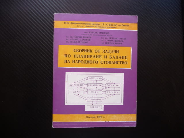 Сборник от задачи по планиране и баланс на народното стопанство икономика - снимка 1