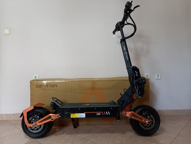 НОВО! Електрически скутер/тротинетка OBARTER D5 5000W 35AH, city of Razgrad - снимка 7