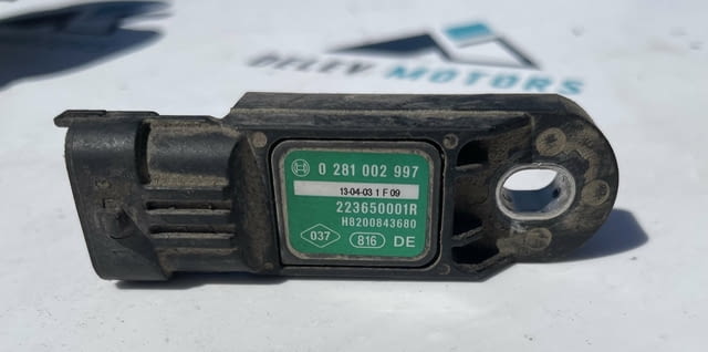 0281002997 MAP сензор от Dacia Dokker 1.5 DCI 90 ph, engine K9K612, 5sp., euro 6, 2015 - снимка 1