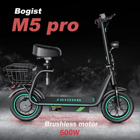 Електрически скутер/тротинетка със седалка BOGIST M5 PRO 500W 15AH - снимка 3