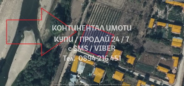 Код 62724. Голям парцел 2100м2 с ток и вода. парцела е ограден с телена ограда, възможно разделяне