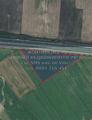 Поземлен имот 12500м2 с лице 230м на АМ Тракия 12500 m2, For industry, Land - village Trud | Land - снимка 1