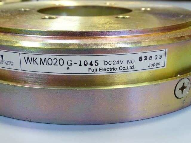 Електромагнитна спирачка FUJI Electric WKM020G-1045 Electromagnetic Brake 24VDC - снимка 9