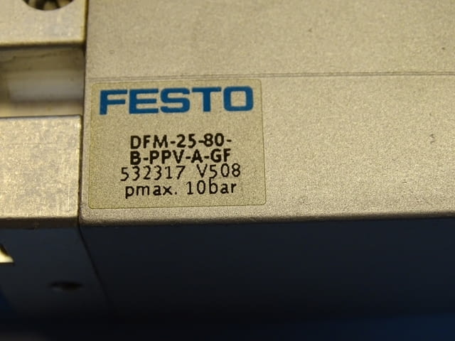 Пневматичен блок Festo DFM-25-80-B-PPV-A-GF Guided drive/Linear guide - снимка 4