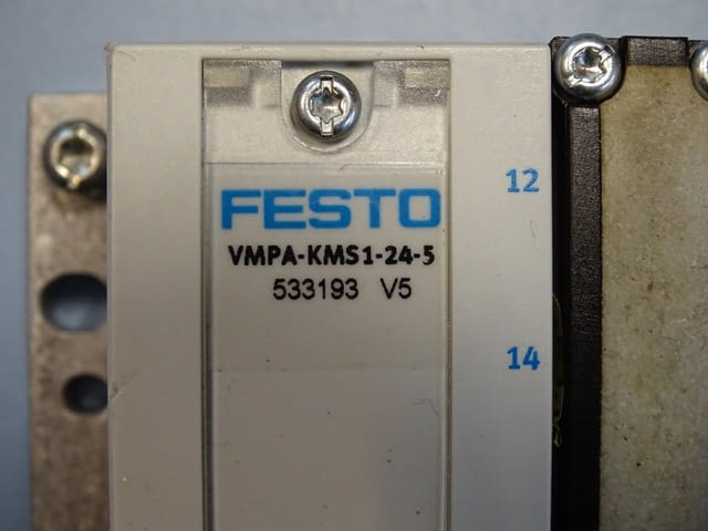 Пневматичен модул Festo VMPA-KMS1-24-5 pneumatic valve block, city of Plovdiv - снимка 4