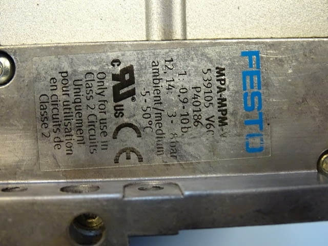 Пневматичен модул Festo VMPA-KMS1-24-5 pneumatic valve block, city of Plovdiv - снимка 6