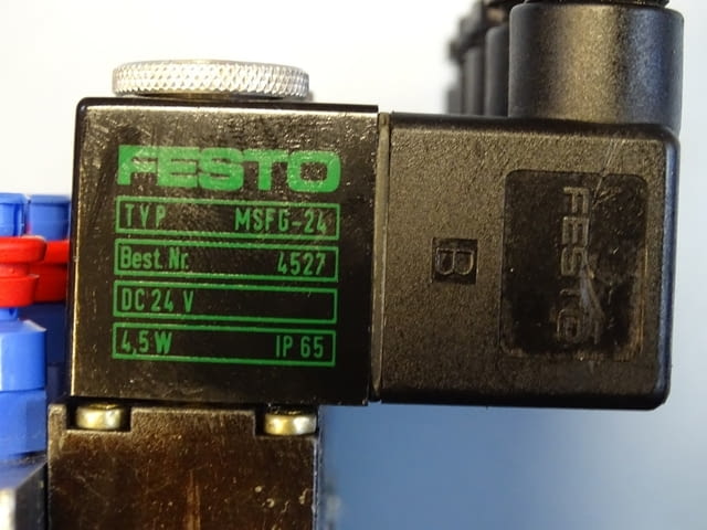 Пневматичен разпределител Festo MEH-5-33 Pneumatic Directional Control Valve 24VDC - снимка 6